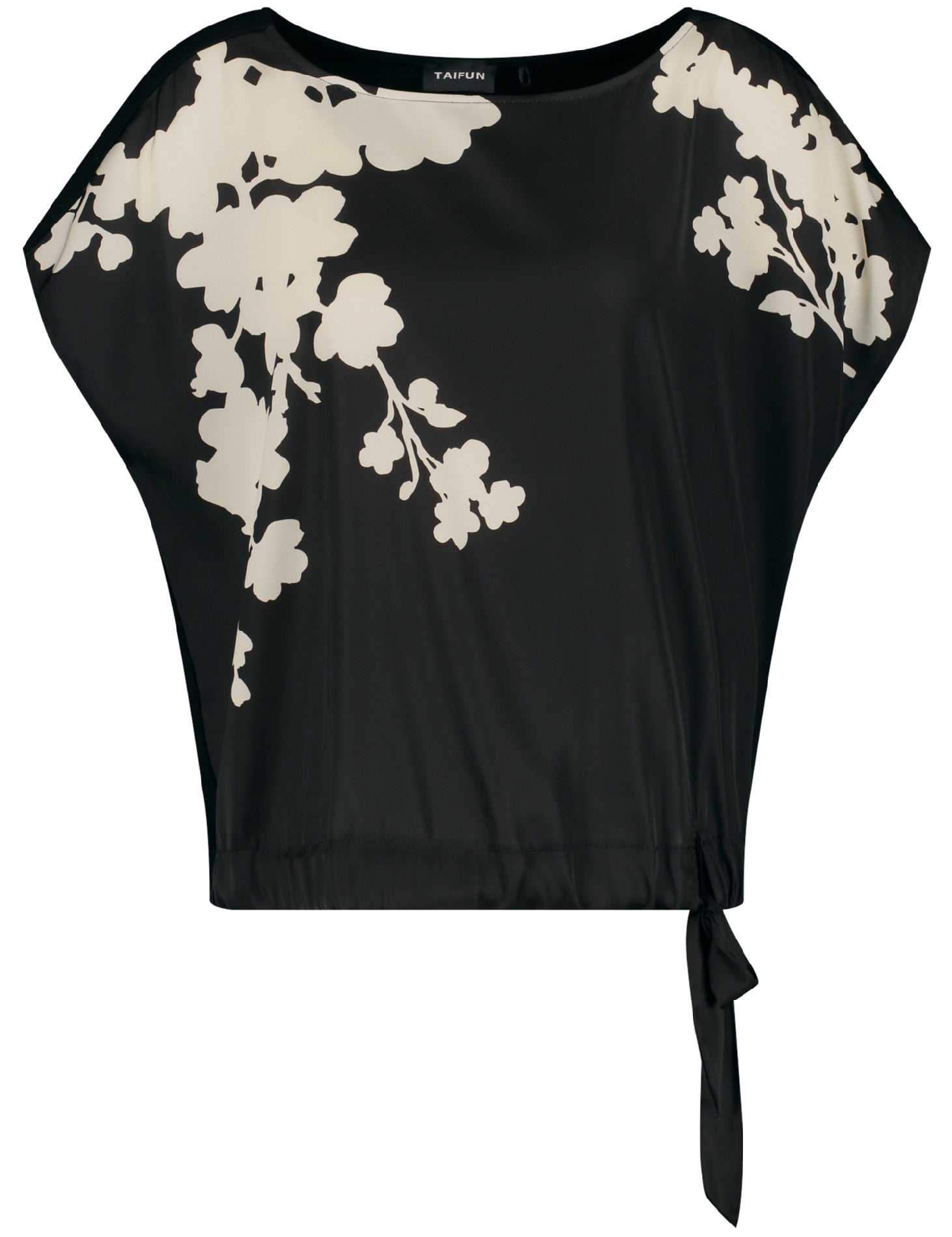 Κοντομάνικη Μπλούζα  Με Σατέν Στάμπα